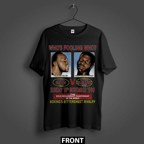 Benn vs Eubank 1990 'Boxings Bittersweet Rivalry Premium Oversized T-Shirt (Unisex)